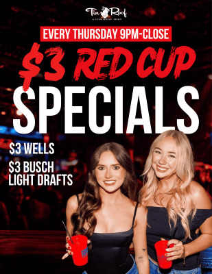 $3 Red Cup Specials: Weekend Warmup